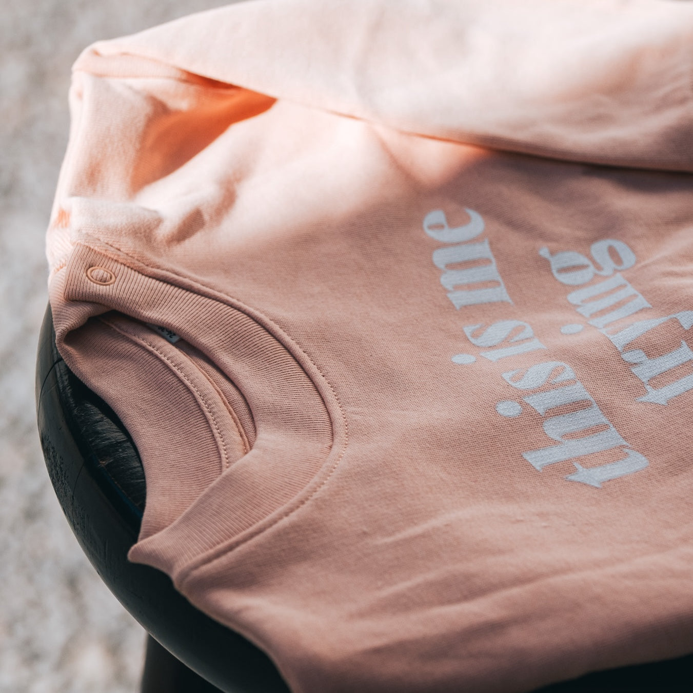 Sweat-shirt "This is me trying" Baby